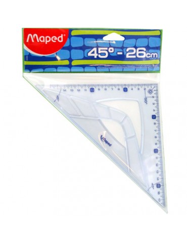 ESCUADRA MAPED GRAPHIC 26CM 45º